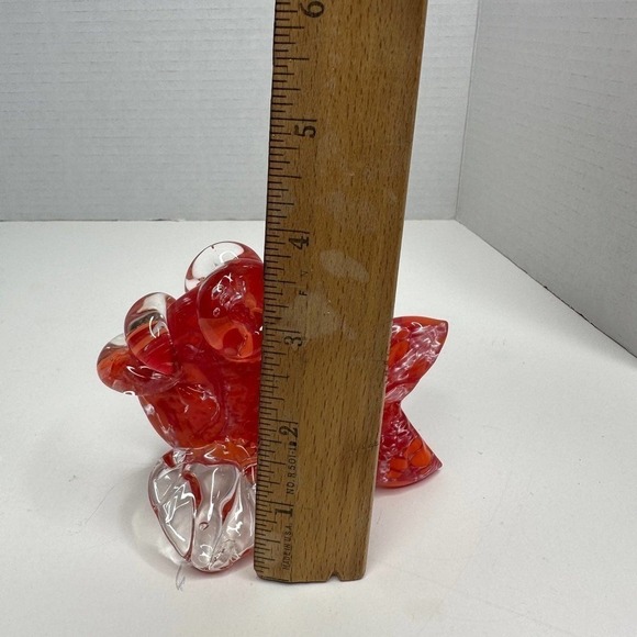 Signed Glass Paper Weight fish - Picture 5 of 5